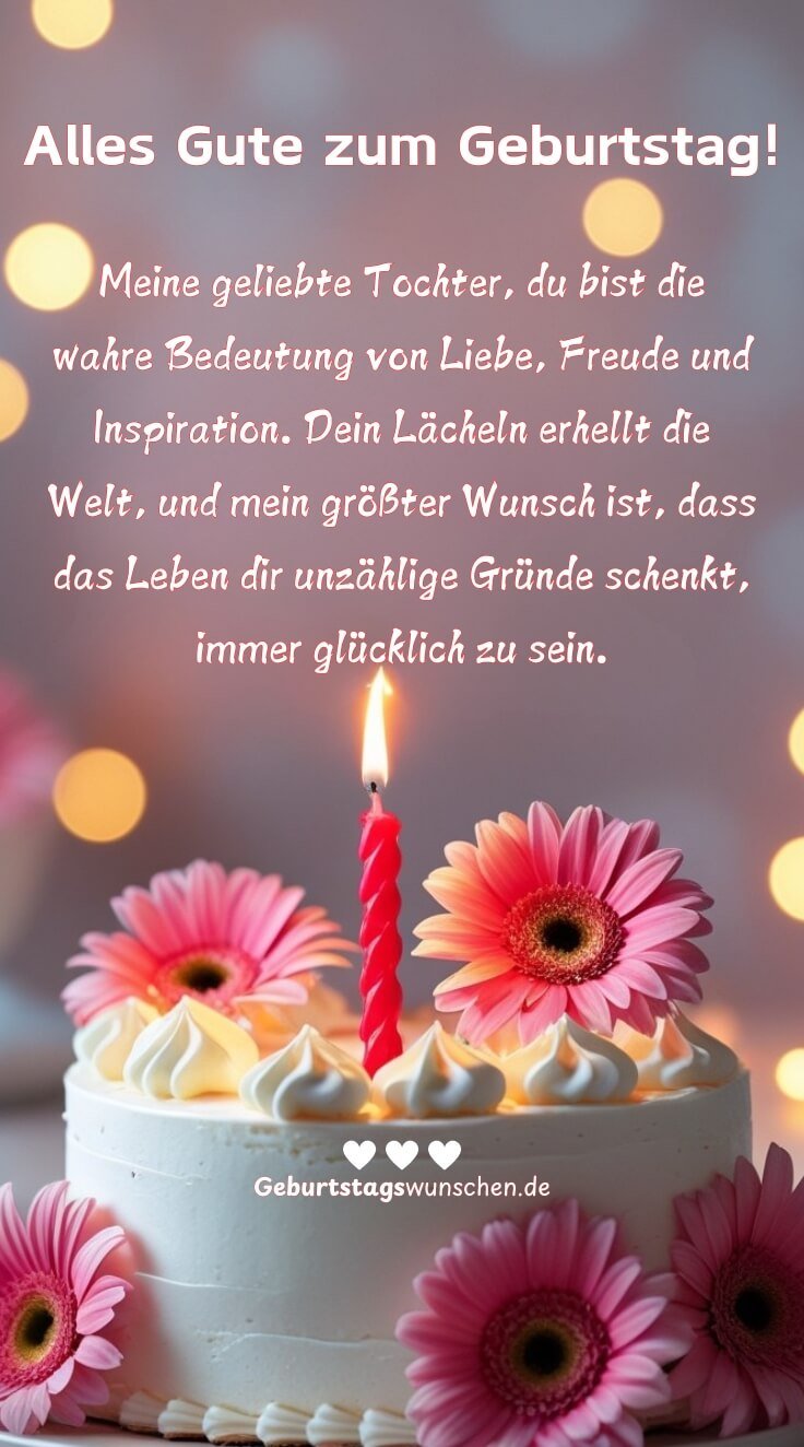 Geburtstagswünsche Für Erwachsene Tochter Von Eltern geburtstagwunschen.de