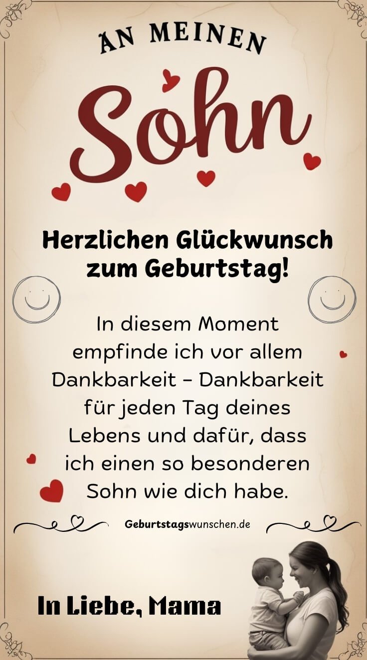 Erwachsenen Sohn Glückwünsche Zum Geburtstag Sohn geburtstagwunschen.de