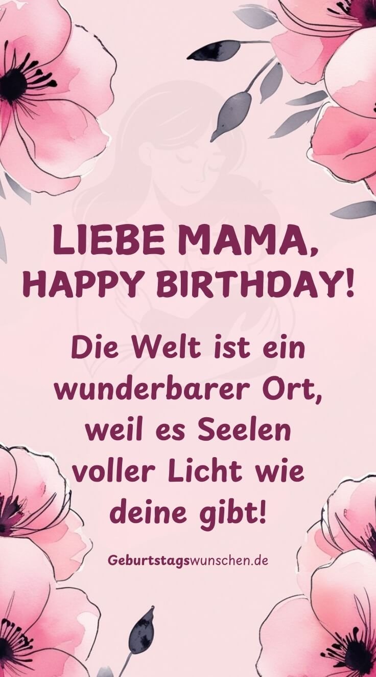 Vom Sohn und der Tochter zur Mutter: Happy Birthday